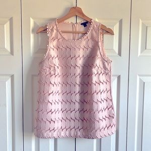 Pretty in Pink Ann Taylor sleeveless shell/ tank